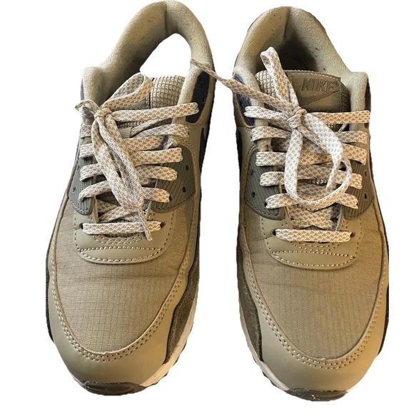 Nike Air Max 90 Neutral Olive Green Light Bone Black FB9657-200 Men's Size 7.5 - Picture 2 of 7